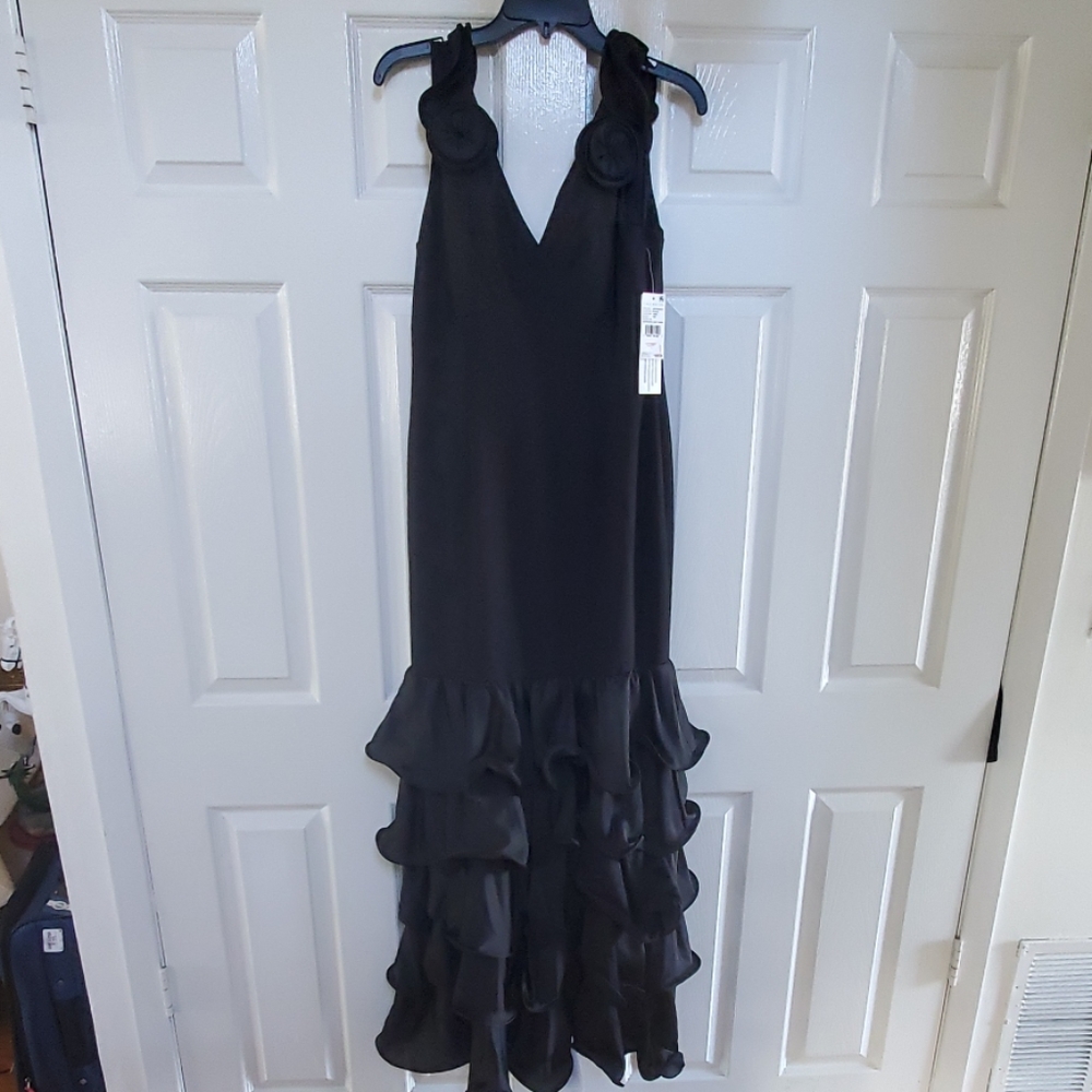 NWT Black Long Gown